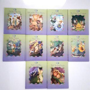 Disney Fairies Storybook Library Bundle of 10 Hard Cover Books